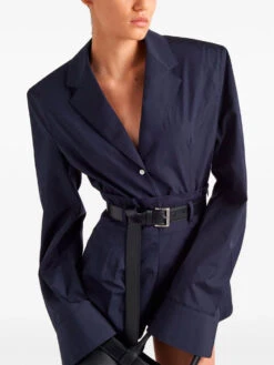 Prada Belted Jacket -Ottodisanpietro M039697 Prada jacket OTTODISANPIETRO 4