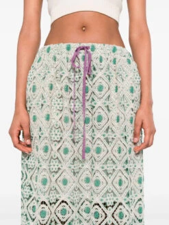 Drawstring Skirt 4 Drawstring Skirt -Ottodisanpietro M039769 ladoublej skirt ottodisanpietro 5