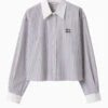 Miu Miu Striped Poplin Shirt