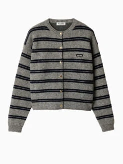 Miu Miu Striped Cardigan