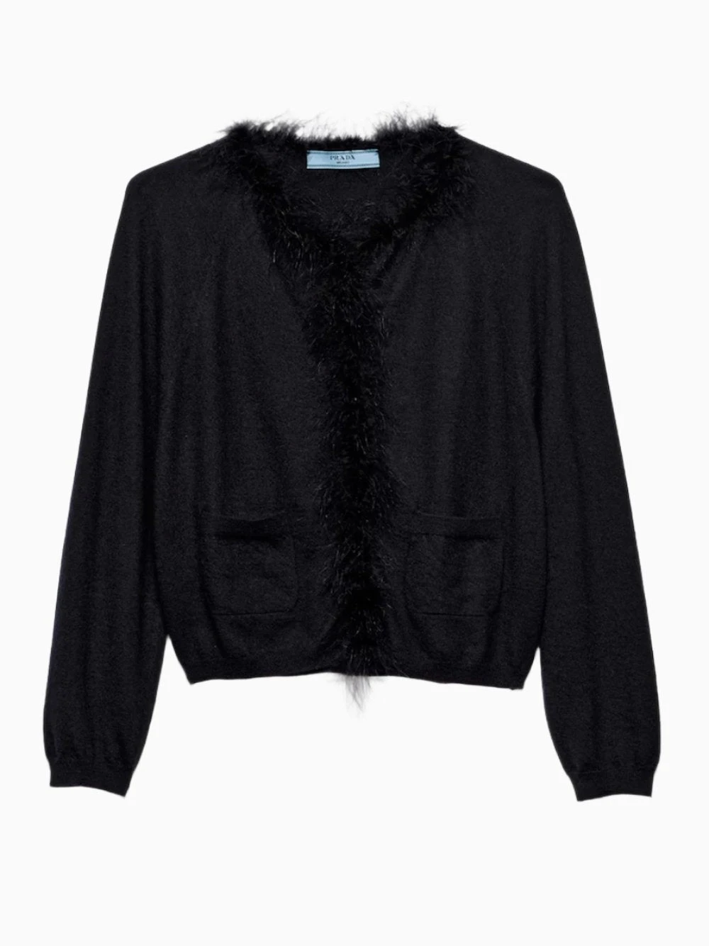 Feather cardigan Prada Feather Cardigan -Ottodisanpietro P25N33 SOOO 16BH F0002 Prada cardigan OTTODISANPIETRO 1