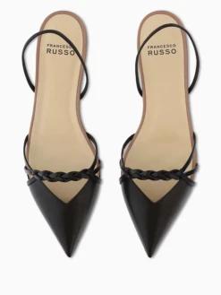 Leather Ballerinas 3 Leather Ballerinas -Ottodisanpietro R1P986 N200 300 ballerinas francesco russo OTTODISANPIETRO 4