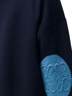 Loewe Anagram Sweater -Ottodisanpietro S359Y14KG9 5100 BLUE Loewe Anagram sweater OTTODISANPIETRO 3