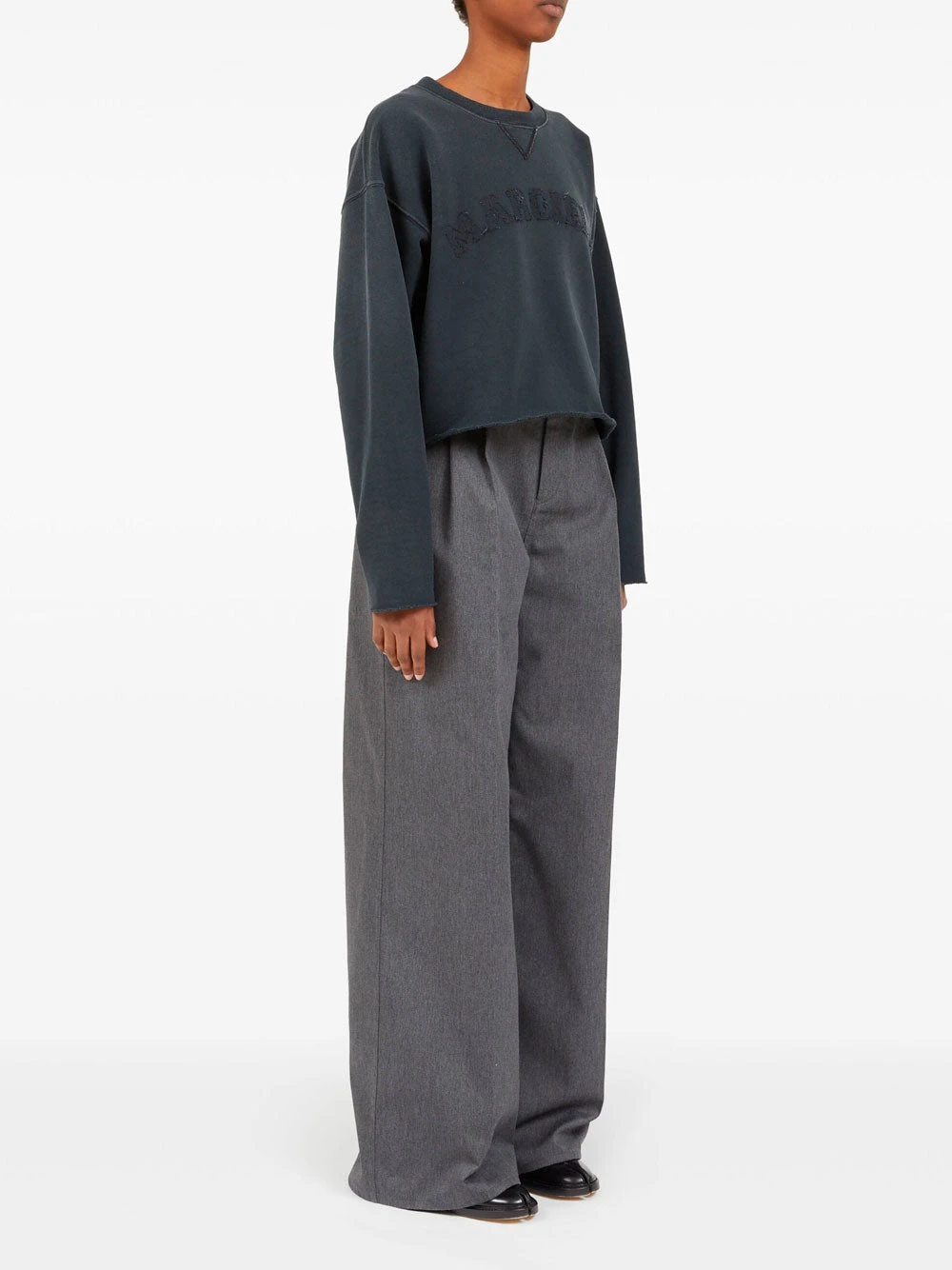 Logo-appliqué sweatshirt Maison Margiela Logo-appliqué Sweatshirt -Ottodisanpietro S51GU0134 S25570 960 maison margiela sweatshirt ottodisanpietro 3