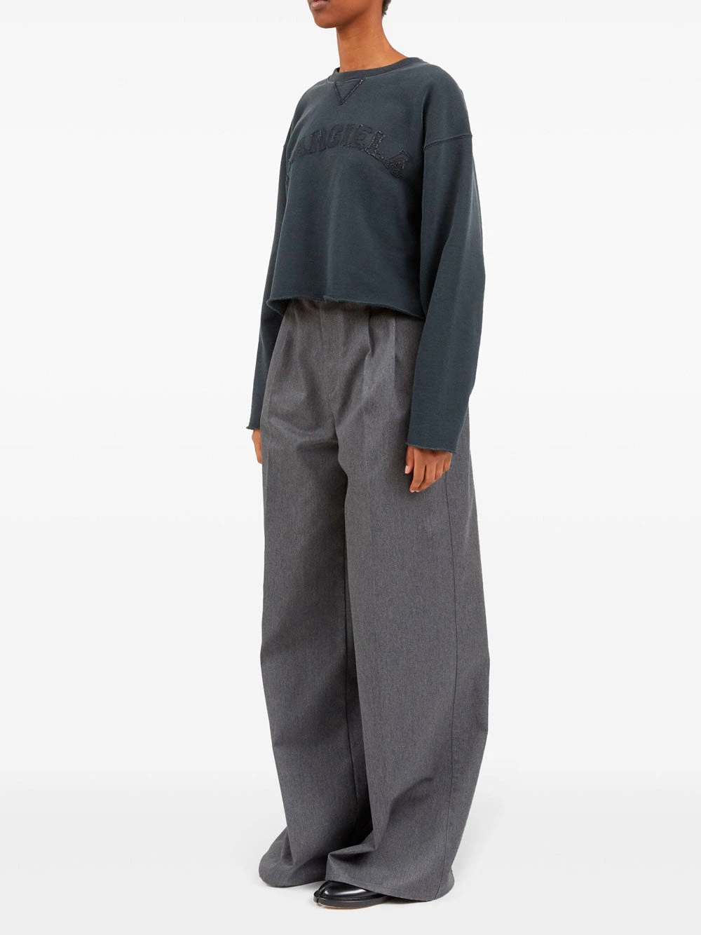 Logo-appliqué sweatshirt Maison Margiela Logo-appliqué Sweatshirt -Ottodisanpietro S51GU0134 S25570 960 maison margiela sweatshirt ottodisanpietro 5