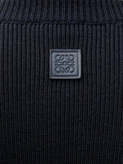 Loewe Sweater In Wool -Ottodisanpietro S540Y14KFK 5110 NAVY BLUE sweater loewe ottodisanpietro 3