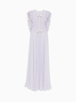 SELF PORTRAIT Chiffon Ruffle Maxi Dress 4 SELF PORTRAIT Chiffon Ruffle Maxi Dress -Ottodisanpietro SS25 032X L self portrait dress ottodisanpietro