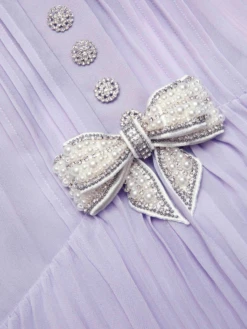 SELF PORTRAIT Chiffon Ruffle Maxi Dress 3 SELF PORTRAIT Chiffon Ruffle Maxi Dress -Ottodisanpietro SS25 032X L self portrait dress ottodisanpietro 56png