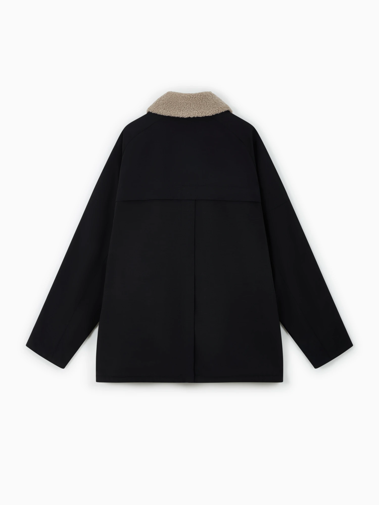 Removable-collar jacket Removable-collar Jacket -Ottodisanpietro Tibi jacket OTTODISANPIETRO F125LN8288 BLACK 3 scaled