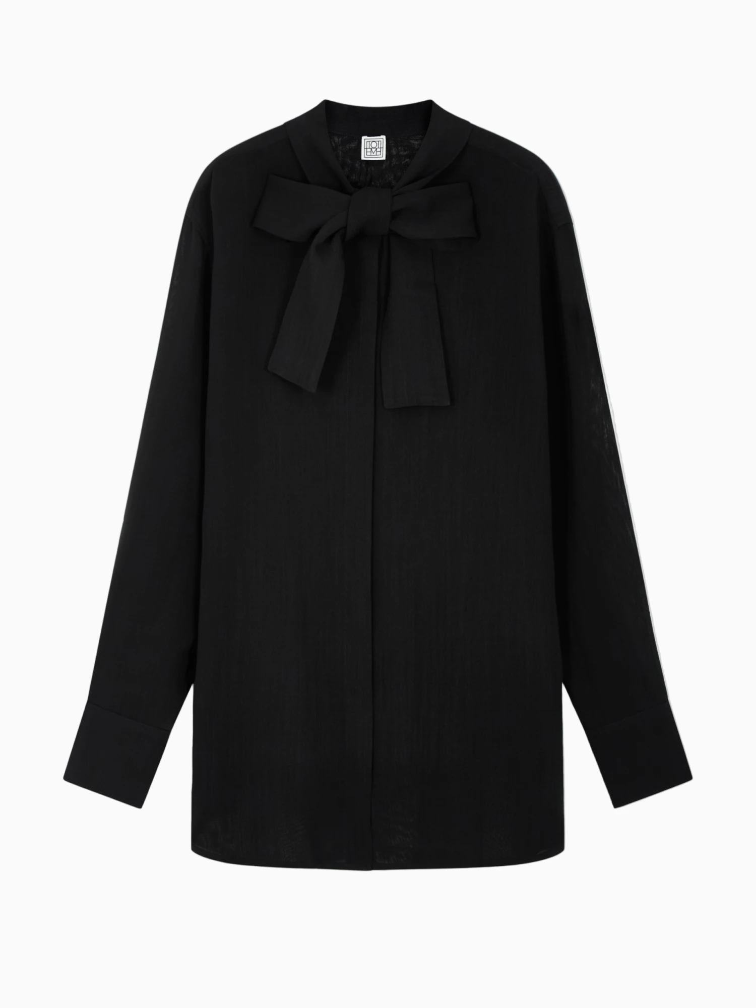 Lavallière shirt Toteme Lavallière Shirt -Ottodisanpietro Toteme shirt OTTODISANPIETRO 254 WRT0560 FB0480 001 1 scaled