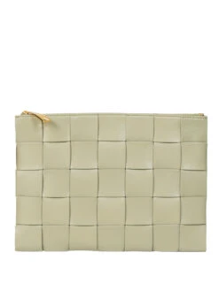 Bottega Veneta Intreccio Clutch Bag -Ottodisanpietro X011736 pouch beige bottega veneta Ottodisanpietro