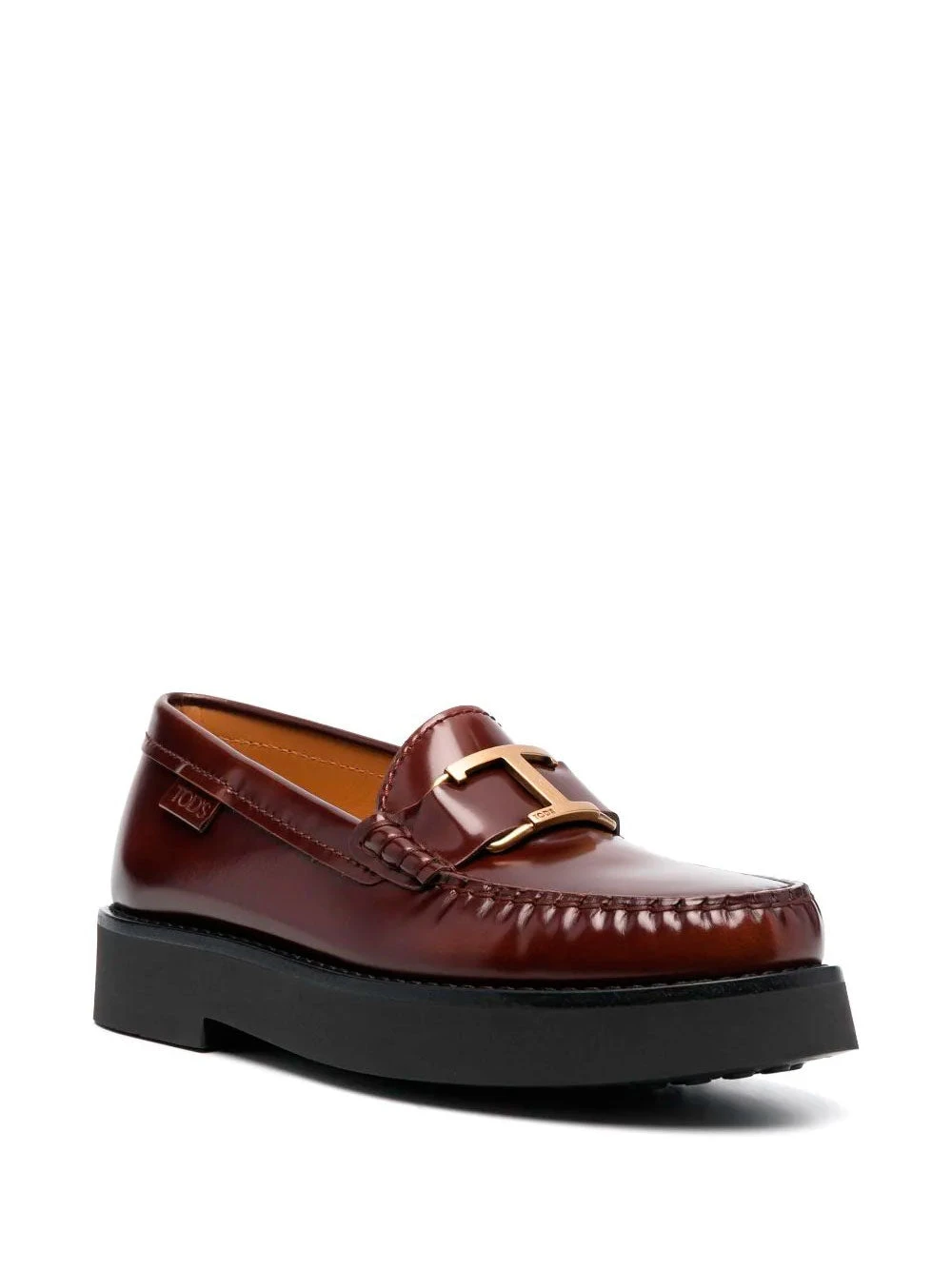 Logo leather loafers Tod's Logo Leather Loafers -Ottodisanpietro Z009967 tods MOCASINES LOGO OTTODISANPIETRO 02