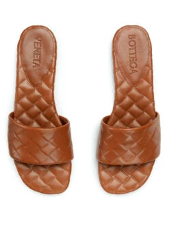 Bottega Veneta Amy Flat Mule -Ottodisanpietro Z010257 Bottega Veneta sandalias OTTODISANPIETRO 4