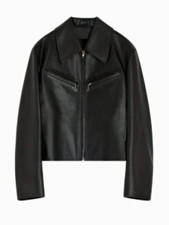 Lemaire Boxy Leather Jacket